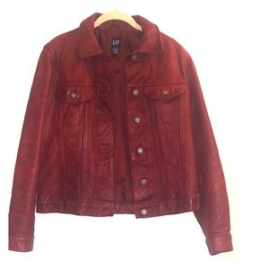 Gap leather jacket